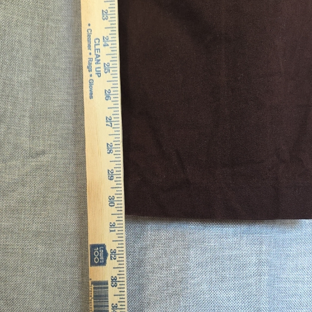 Lauren Ralph Lauren Dark Brown Straight Leg Pant Women‎ Sz 12 H3 2025278 - Picture 6 of 11